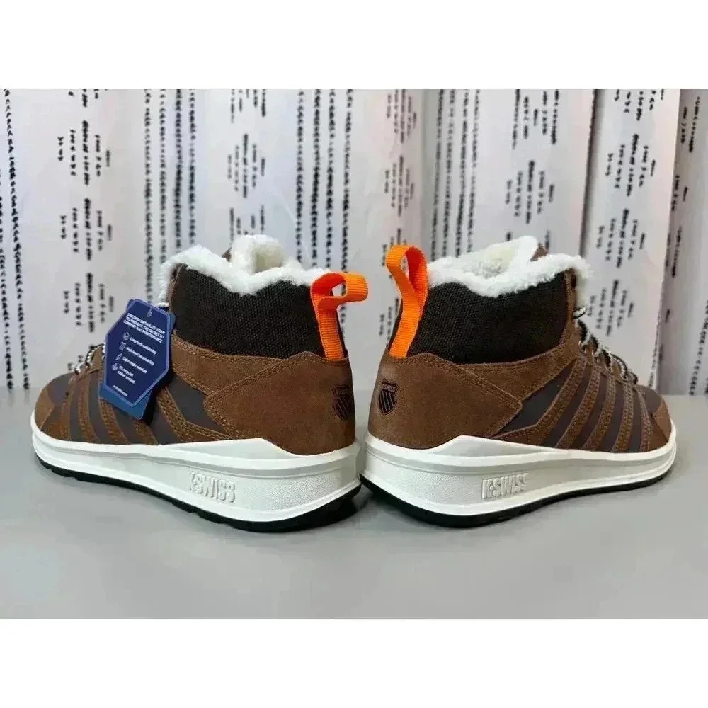 K-Swiss NWT Men’s Vista Trainer Mid Winter Sherpa Lined Size 8 Hike Outdoor Gorp - Picture 11 of 13